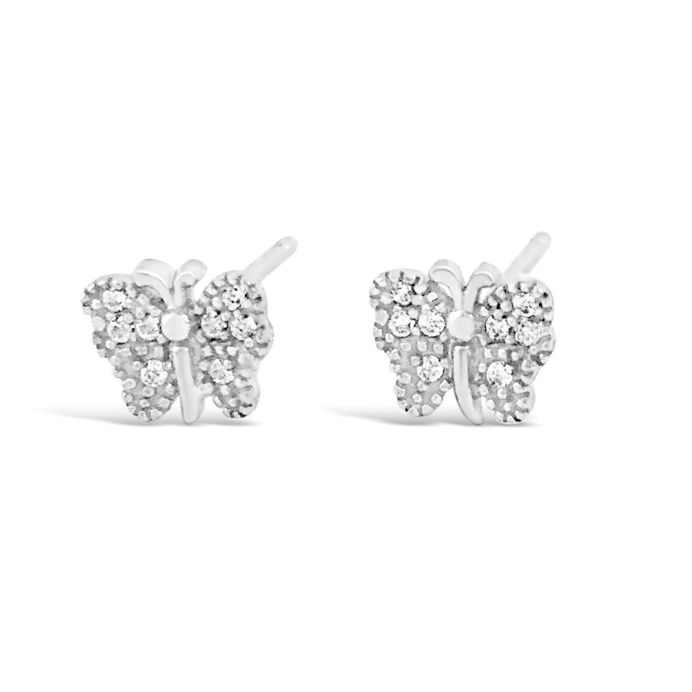 Shop Christina Butterfly Children Sterling Silver Earrings Set
